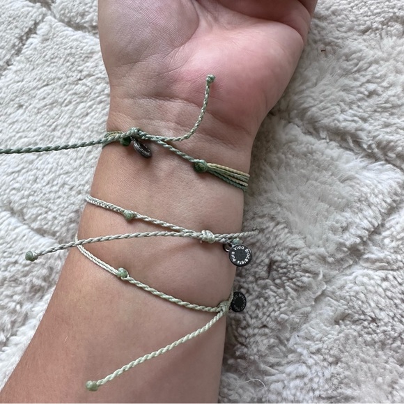 Pura Vida | 3 Pack Palm, Wave, Shoreline Bracelet Set | One Size - Picture 2 of 5